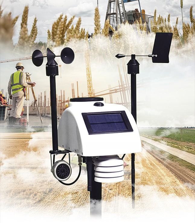 Application of professional Weather Station SOKOL-M during construction