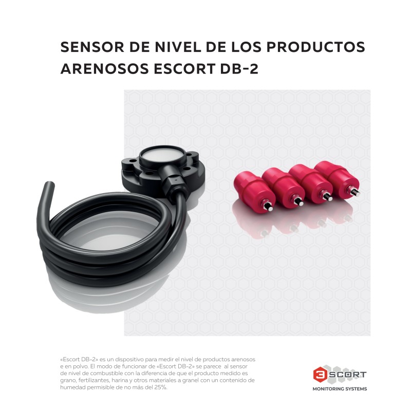 Sensor de nivel de productos arenosos Escort DB-2