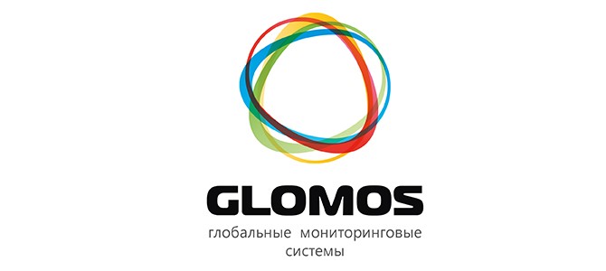 логотип производителя терминала трекера Glomos