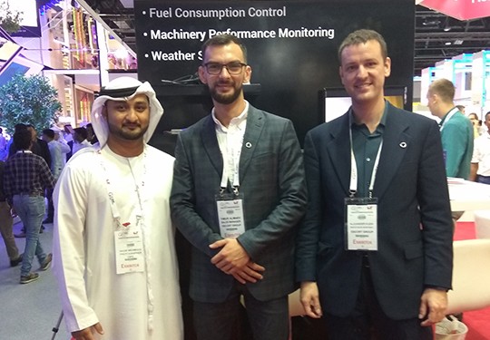 Escort company at the exhibition GITEX Technology Week 2018 Dubai UAE