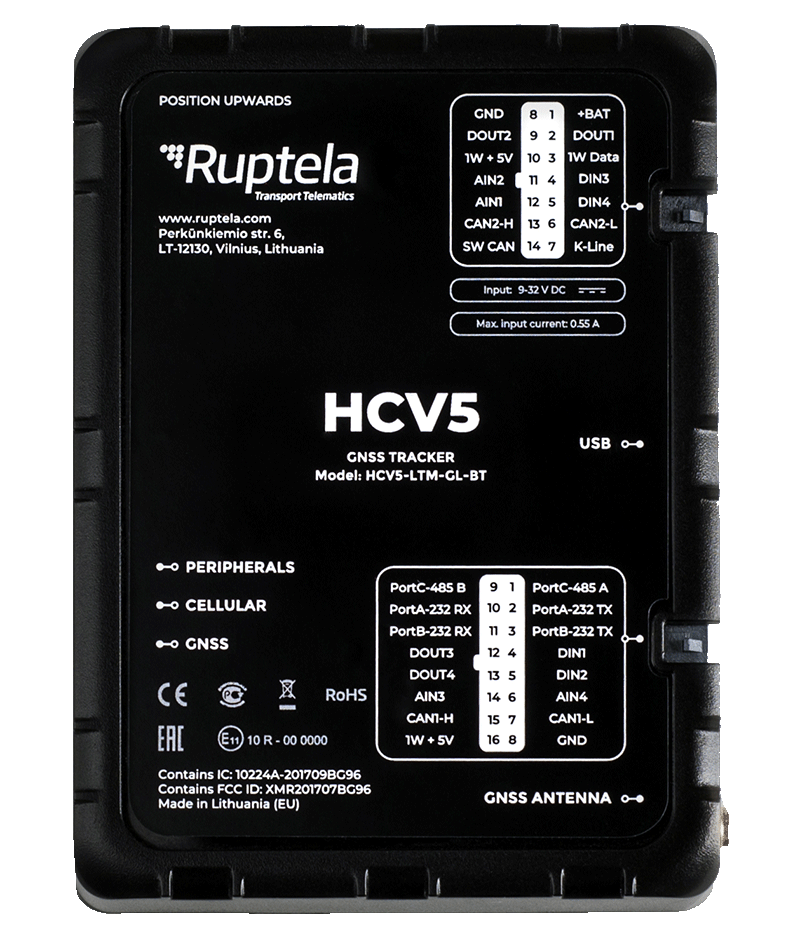 Ruptela tracker